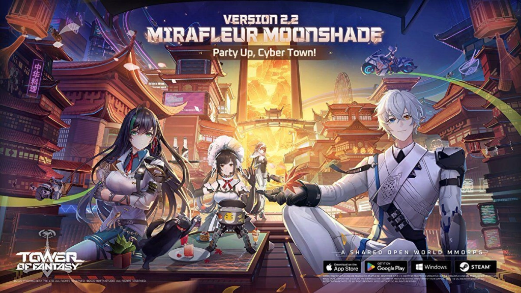Tower of Fantasy 2.2 Mirafleur Moonshade : 3 bonnes raisons pour résumer votre aventure