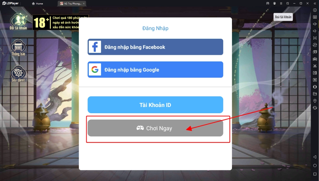 『HƯỚNG DẪN』 Vũ Trụ Phong Thần 3D : Cách reroll nhiều acc cực nhanh trên LDPlayer