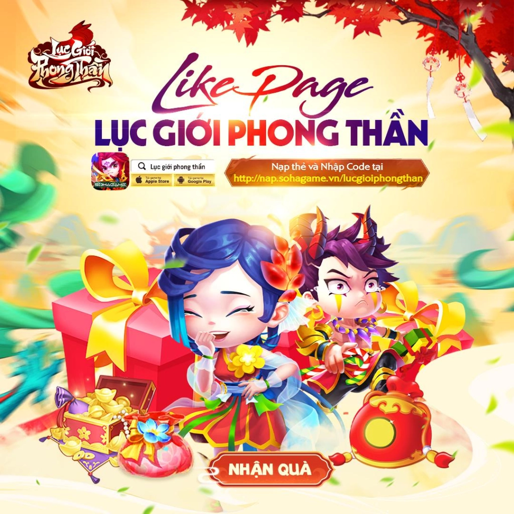 『GIFTCODE』LỤC GIỚI PHONG THẦN: GiftCode Mới Nhất