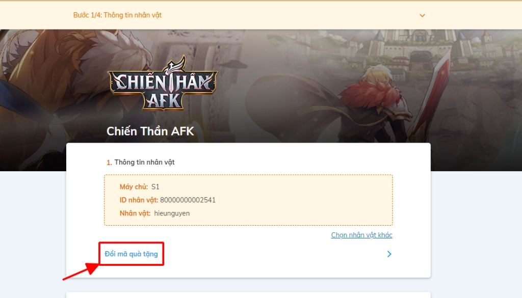 『GIFTCODE』Tổng Hợp GiftCode Chiến Thần AFK VNG và Hướng Dẫn Cách Nhập