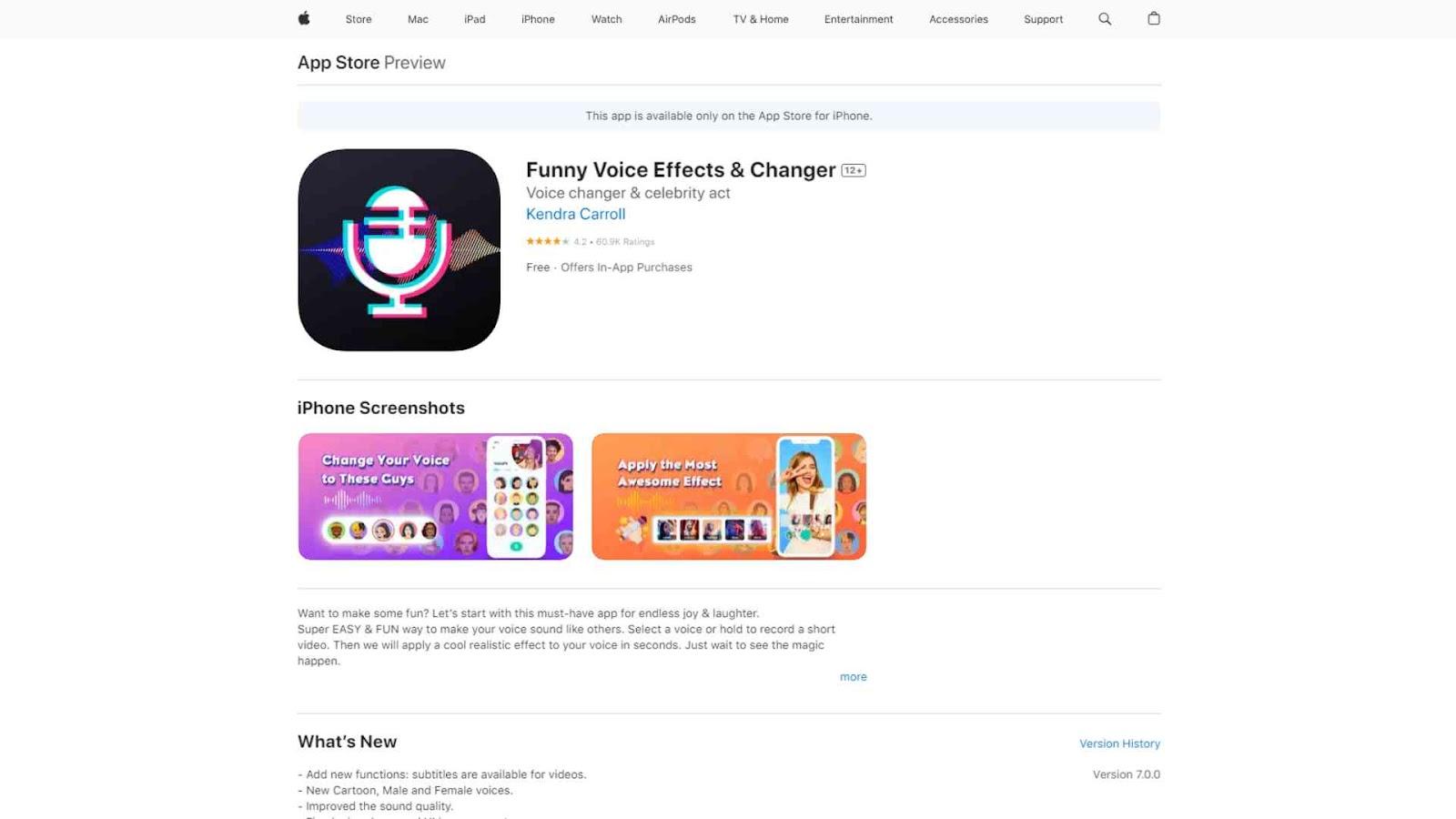 Funny Voice Changer (Android/iOS)