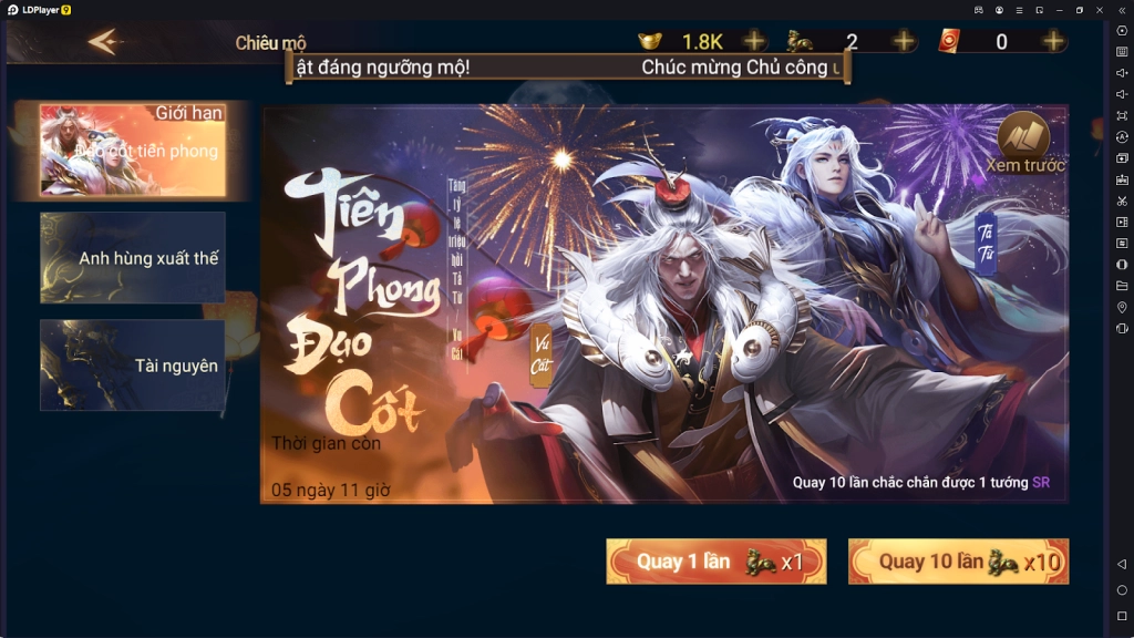 『HƯỚNG DẪN』CÁI THẾ TRANH HÙNG 2 tướng meta mới Tả Từ, Vu Cát và đội hình nhà Ngụy
