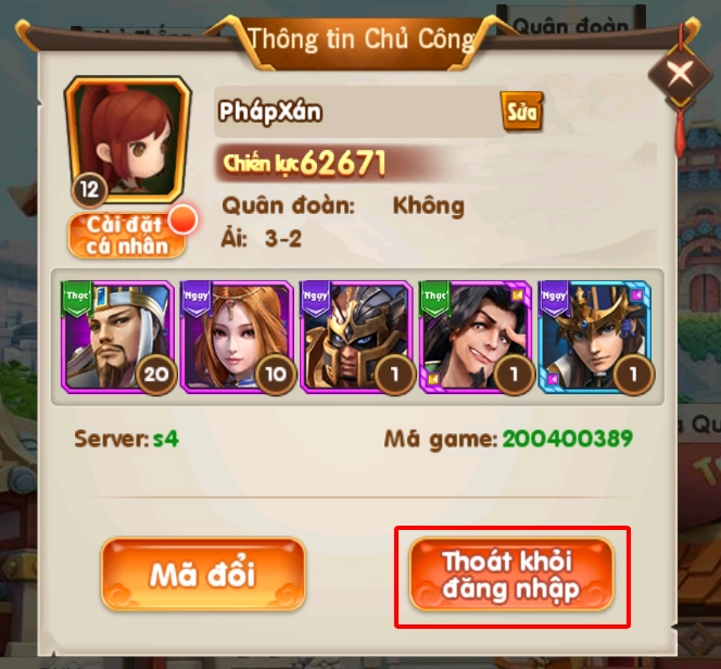 『HƯỚNG DẪN』Reroll Chủ Công Xung Xung Xung tự động nhiều tài khoản