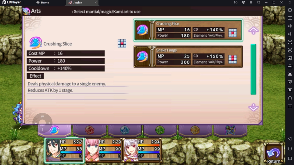 RPG Jinshin เกมแนว Turn-Based RPG ใช้กลยุทธิ์พิชิตความชั่วร้าย