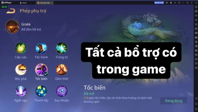 『HƯỚNG DẪN』LIÊN QUÂN MOBILE - CÁC PHÉP BỔ TRỢ CÓ TRONG GAME