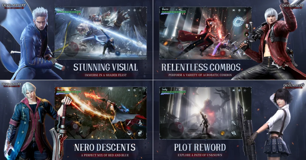 แนะนำวิธีดาวน์โหลด Devil May Cry M : Peak of Combat (Global) เล่นได้แน่นอนฟรี!! บน LDStore