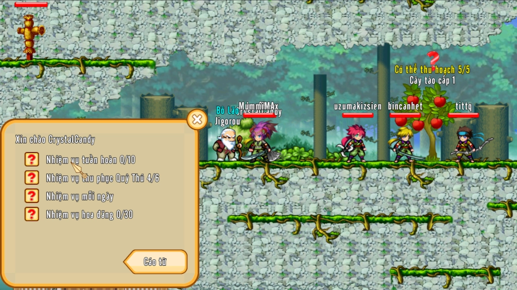 『HƯỚNG DẪN』Ninja huyền thoại - Origin hướng dẫn auto nhiệm vụ