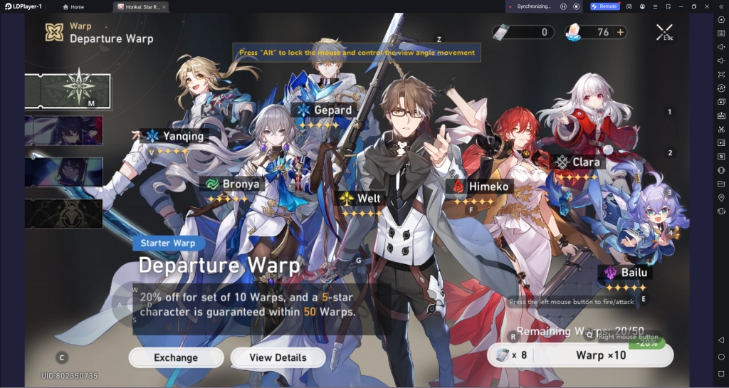 Играть в Honkai: Star Rail бесплатно на ПК