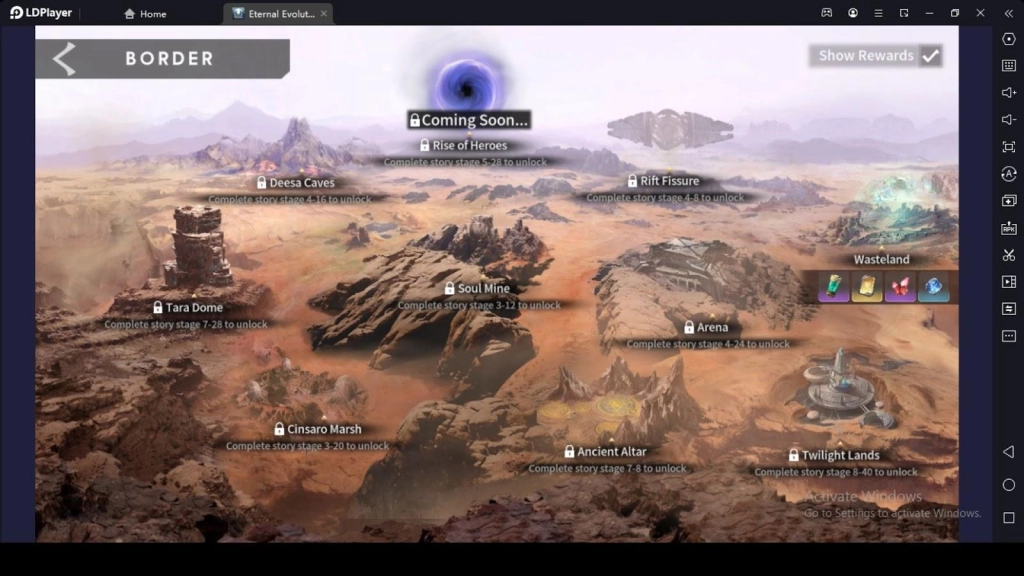 Eternal Evolution Game Modes
