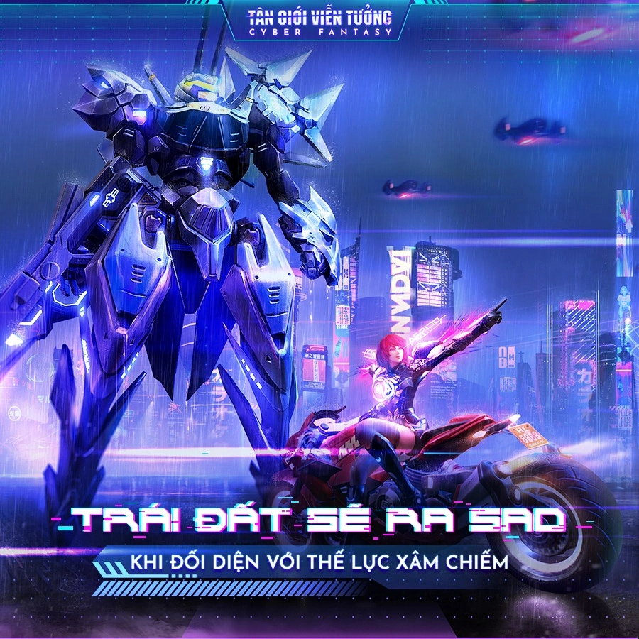 『GIFTCODE』Cyber Fantasy - Tân Giới Viễn Tưởng trải nghiệm tải trước và chuỗi sự kiện GIFTCODE