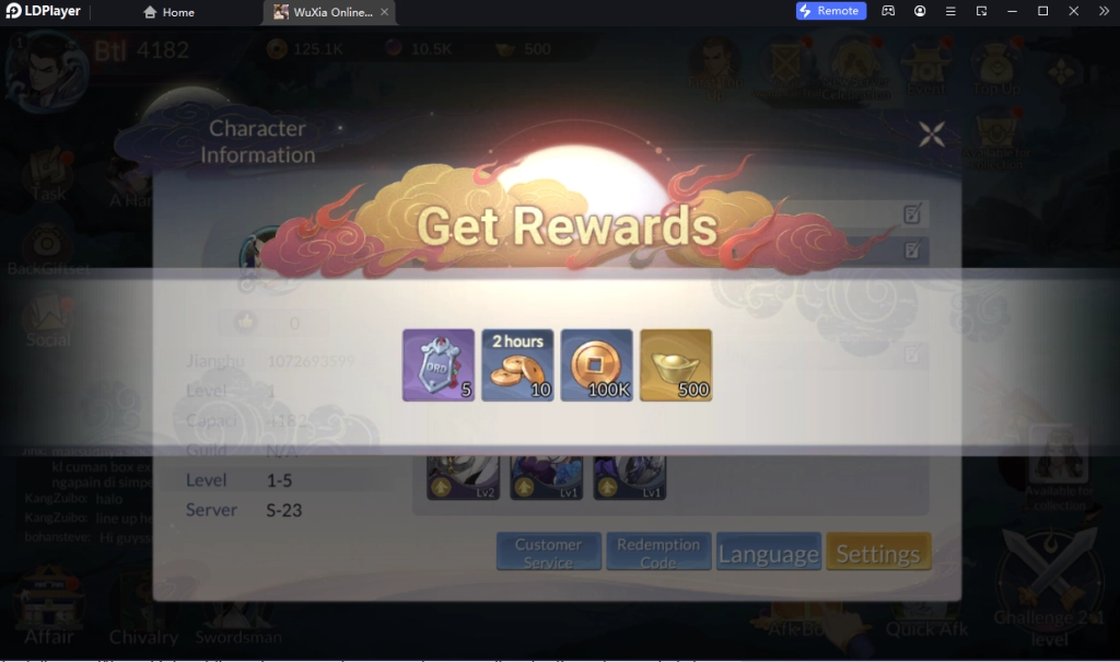 Wuxia Online Idle (Global) แจก Giftcode (5 โค้ด) ไอเทมเพียบ!! อัปเดตเรื่อยๆ พร้อมวิธีกรอกบน LDPlayer9
