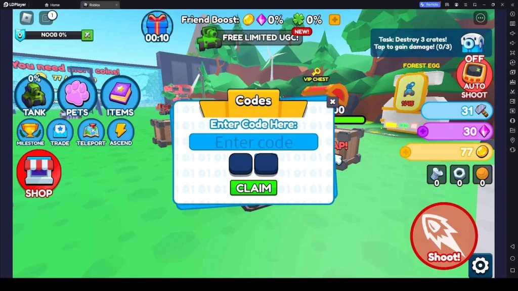 Roblox Tank Simulator X Codes: Battle and Conquer - 2023 August-2