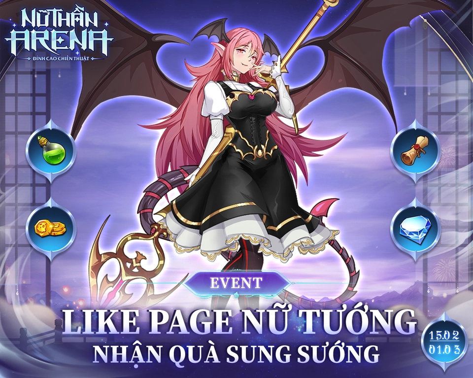 『GIFTCODE』Nữ Thần Arena: Tổng hợp code mới nhất & Cách nhập code tân thủ