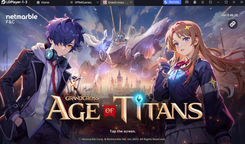 แนะนำวิธีดาวน์โหลด Grand Cross: Age of Titans (Global) เล่นได้ 100% บน LDPlayer9