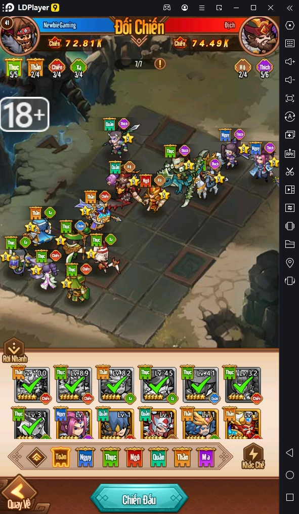 『HƯỚNG DẪN』Tam Quốc Chess: Hướng Dẫn Tân Thủ Chơi Chuẩn