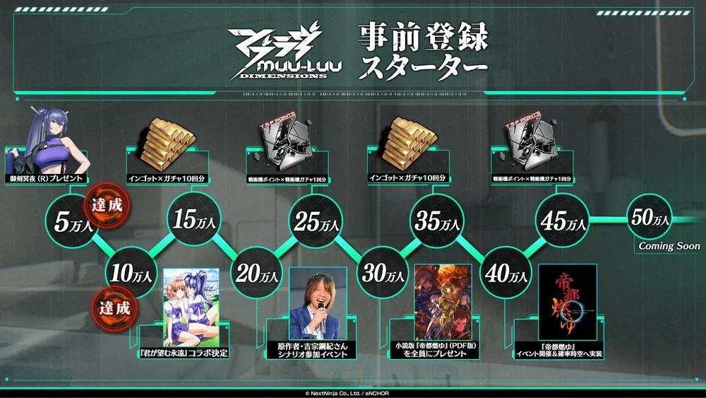 NextNinjaとaNCHOR、スマホ向けアクションRPG『マブラヴ:ディメンションズ』のストア予約を開始!