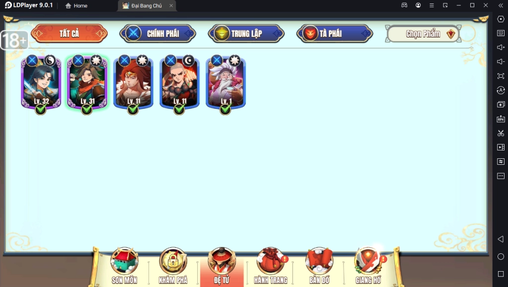 『HƯỚNG DẪN』Đại Bang Chủ: Hướng Dẫn Tân Thủ Chơi Chuẩn Đầu Game