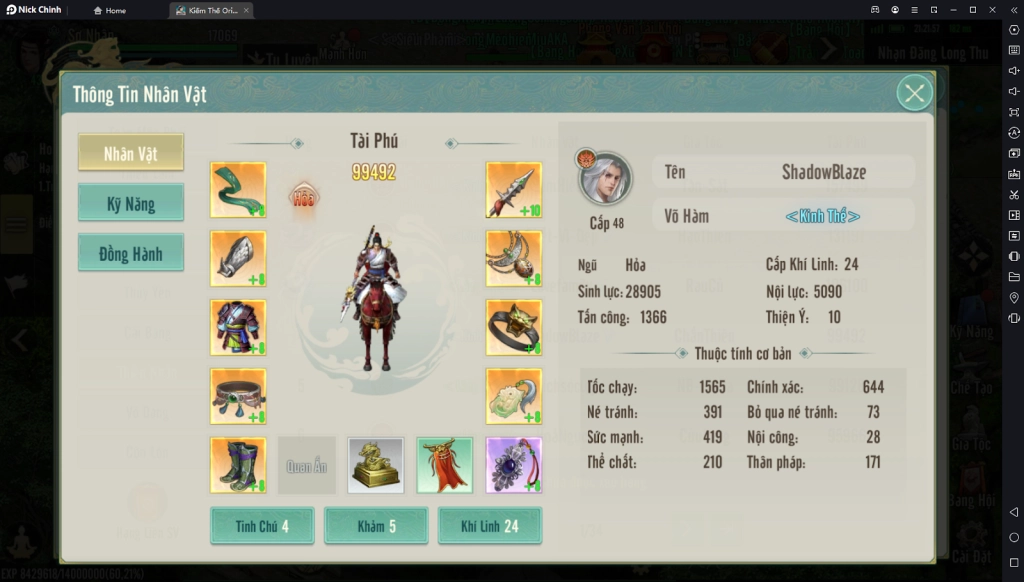 『HƯỚNG DẪN』Kiếm Thế Origin: Hướng Dẫn Build Sơ Lược Thiên Nhẫn - Nâng Cấp Tiềm Năng Và Kỹ Năng