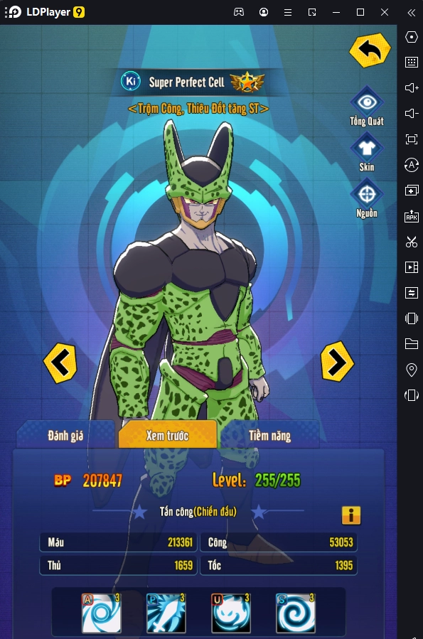 『HƯỚNG DẪN』Siêu Chiến Binh - Top Nhân Vật Quốc Dân (Str - Ki - Ski)&nbsp; & cách tải game trên PC