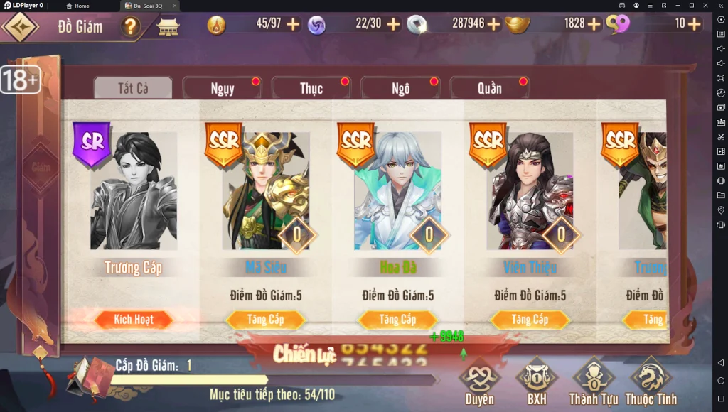 『HƯỚNG DẪN』Đại Soái 3Q: Cách Tăng Lực Chiến Nhanh Trong Giai Đoạn Đầu Game