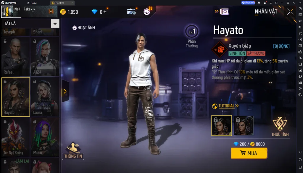 Garena Free Fire: Tier List/ Bảng Xếp Hạng Nhân Vật mới nhất