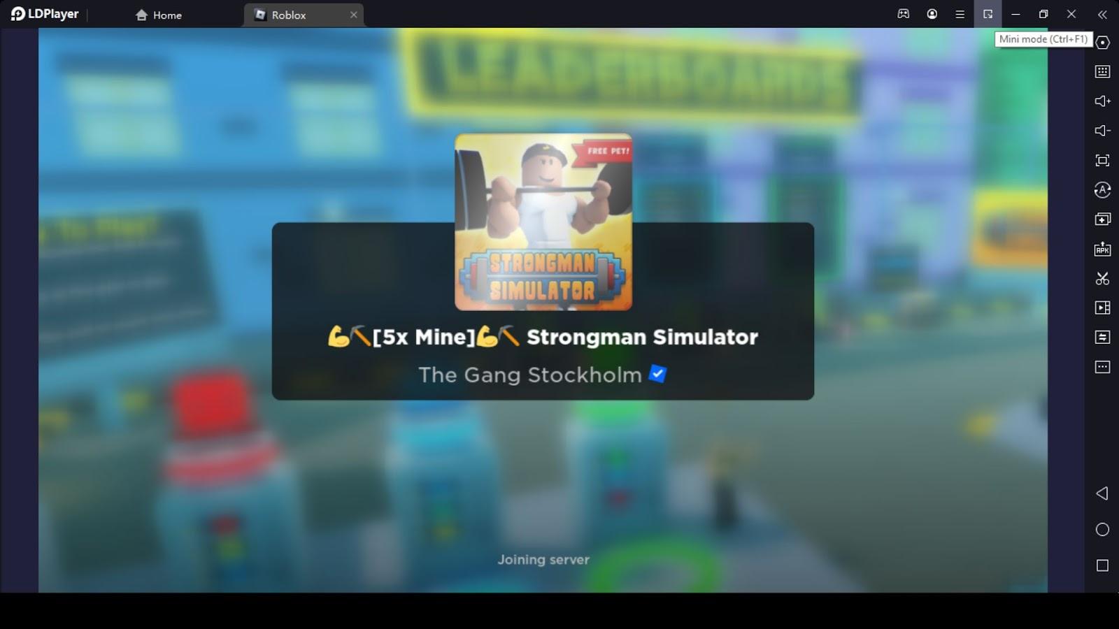 The Gang Gaming on X: ⭐ STRONGMAN SIMULATOR ⭐ 5000 Likes! You really like  the game! Awesome! Lets celebrate with a new code: 5000likes   #Roblox #RobloxDev #RobloxDevs   / X