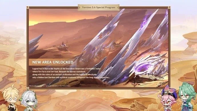Genshin Impact version 3.6 est maintenant disponible : Bannières et évènements