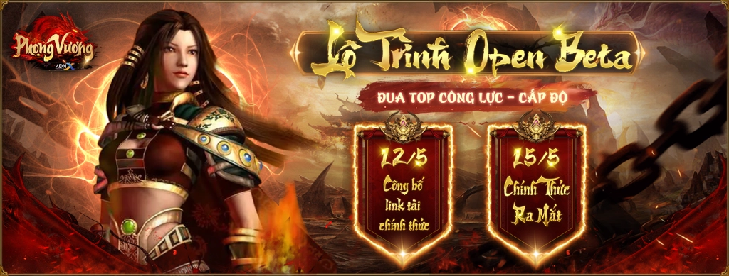 『GAME MỚI』PHONG VƯƠNG ADNX MOBILE MỞ CỬA CHÍNH THỨC 15/05/2023. PHONG THẦN ĐÃ TRỞ LẠI