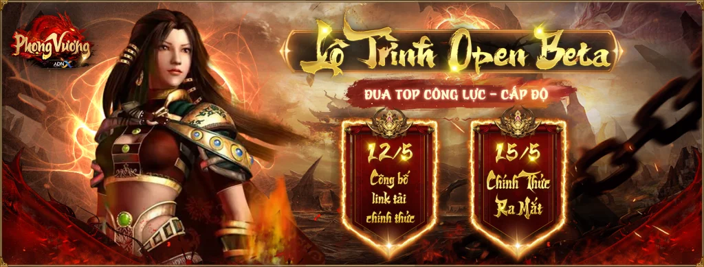 『GAME MỚI』PHONG VƯƠNG ADNX MOBILE MỞ CỬA CHÍNH THỨC 15/05/2023. PHONG THẦN ĐÃ TRỞ LẠI