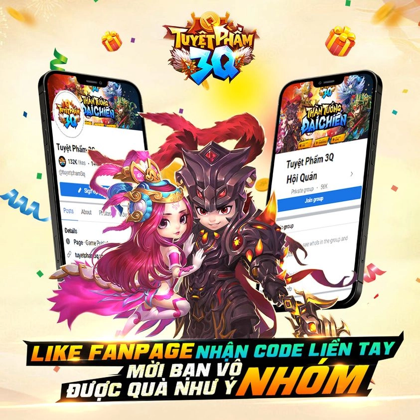 『GIFTCODE』Tuyệt Phẩm 3Q: Cách kiếm code mới nhất & Cách nhập code tân thủ