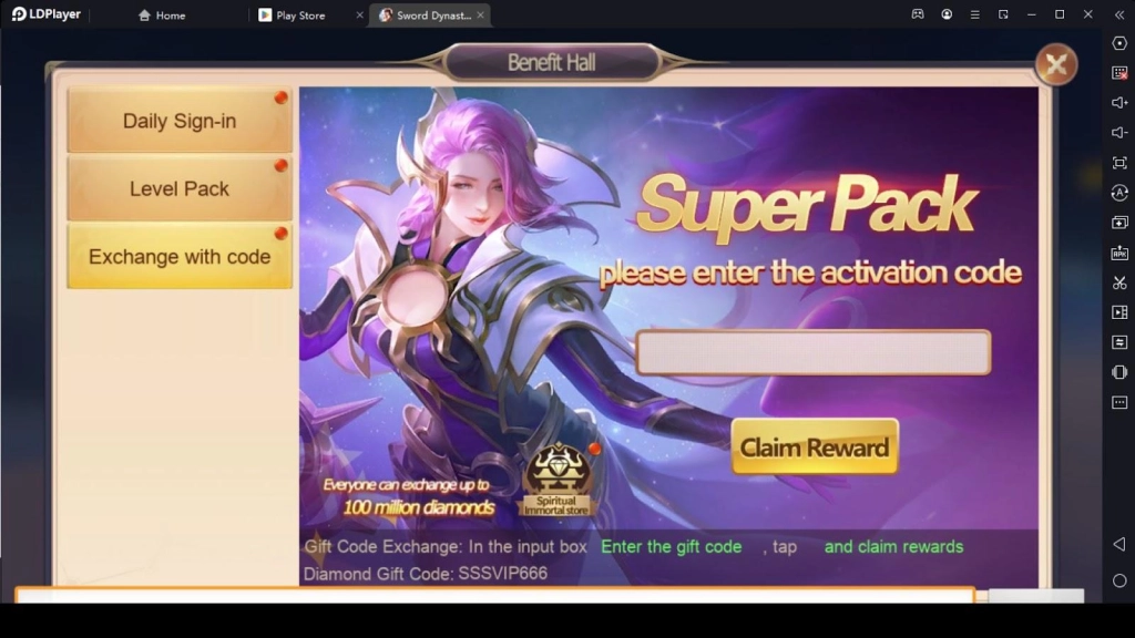 Current Sword Dynasty: Immortal Codes