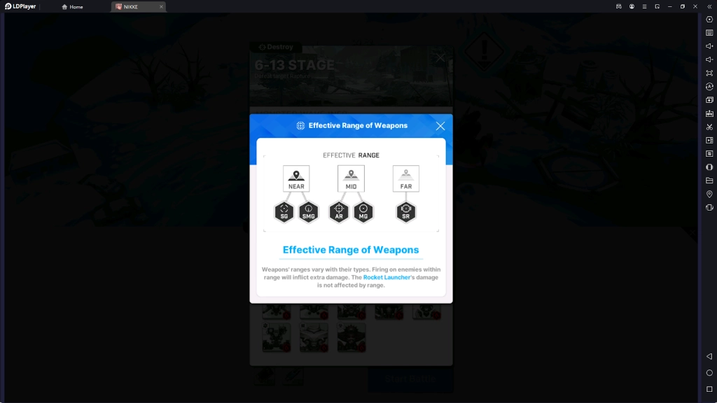 『HƯỚNG DẪN』Hướng dẫn loại súng, tầm hiệu quả và tối ưu vượt map Goddess of Victory: NIKKE