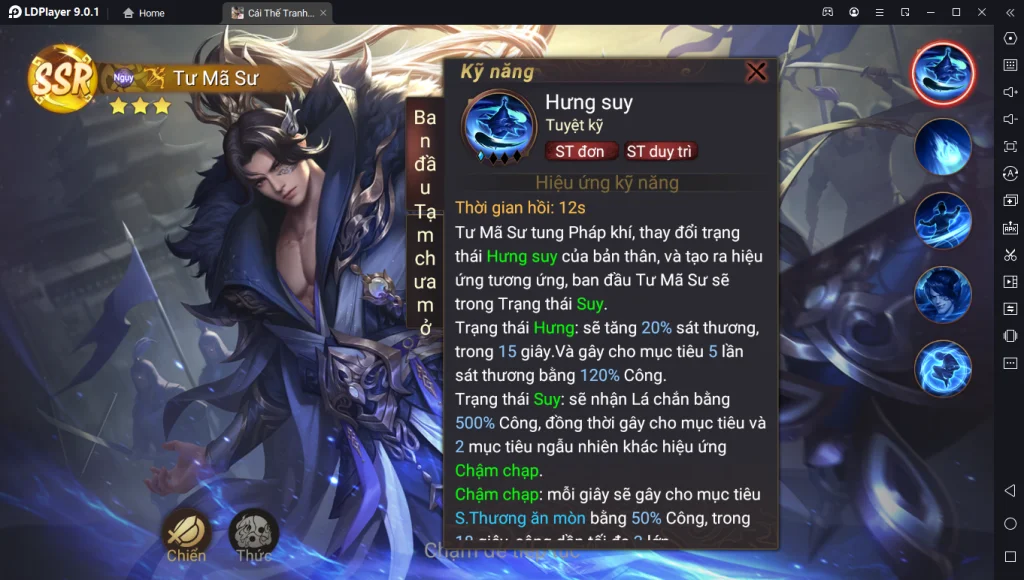 Garena Cái Thế Tranh Hùng: Hướng Dẫn Build Tư Mã Sư Chuẩn Và Đánh Giá Tổng Quát