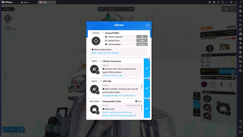 『HƯỚNG DẪN』GODDESS OF VICTORY: NIKKE GIỚI THIỆU RUPEE: WINTER SHOPPER ĐIỂM MẠNH VÀ XÂY DỰNG ĐỘI HÌNH