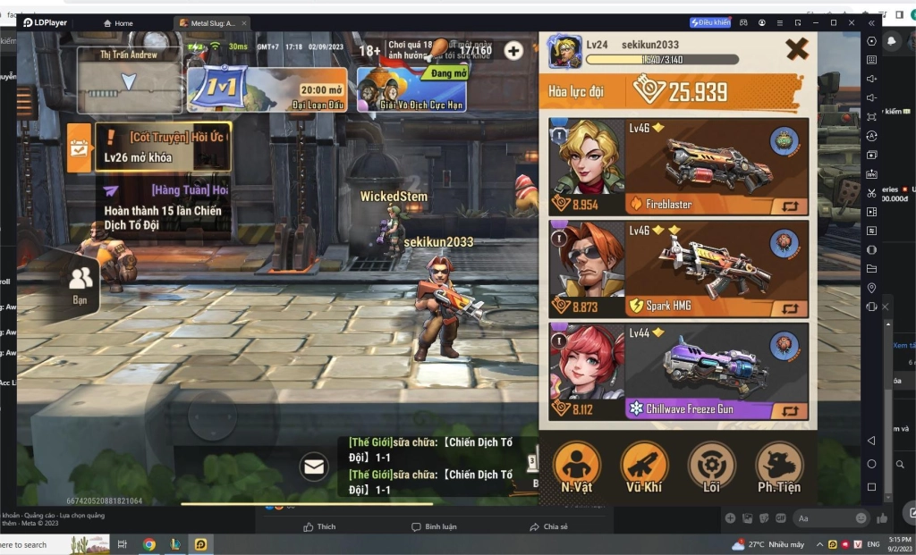 『GIFTCODE』Metal Slug: Awakening (Rambo lùn): Tổng hợp giftcode tân thủ và cách nhập & Cách tải và chơi trên máy tính