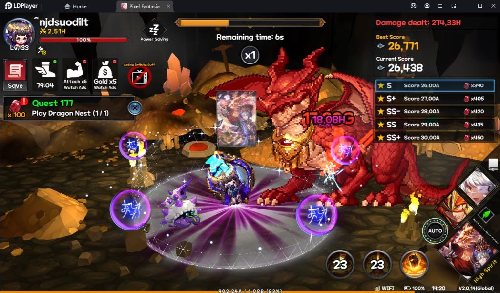 Pixel Fantasia แนะนำตัวที่ควรหา & เทคนิค Reroll หาตัวละครเร็วขึ้น 4 เท่า บน LDPlayer9