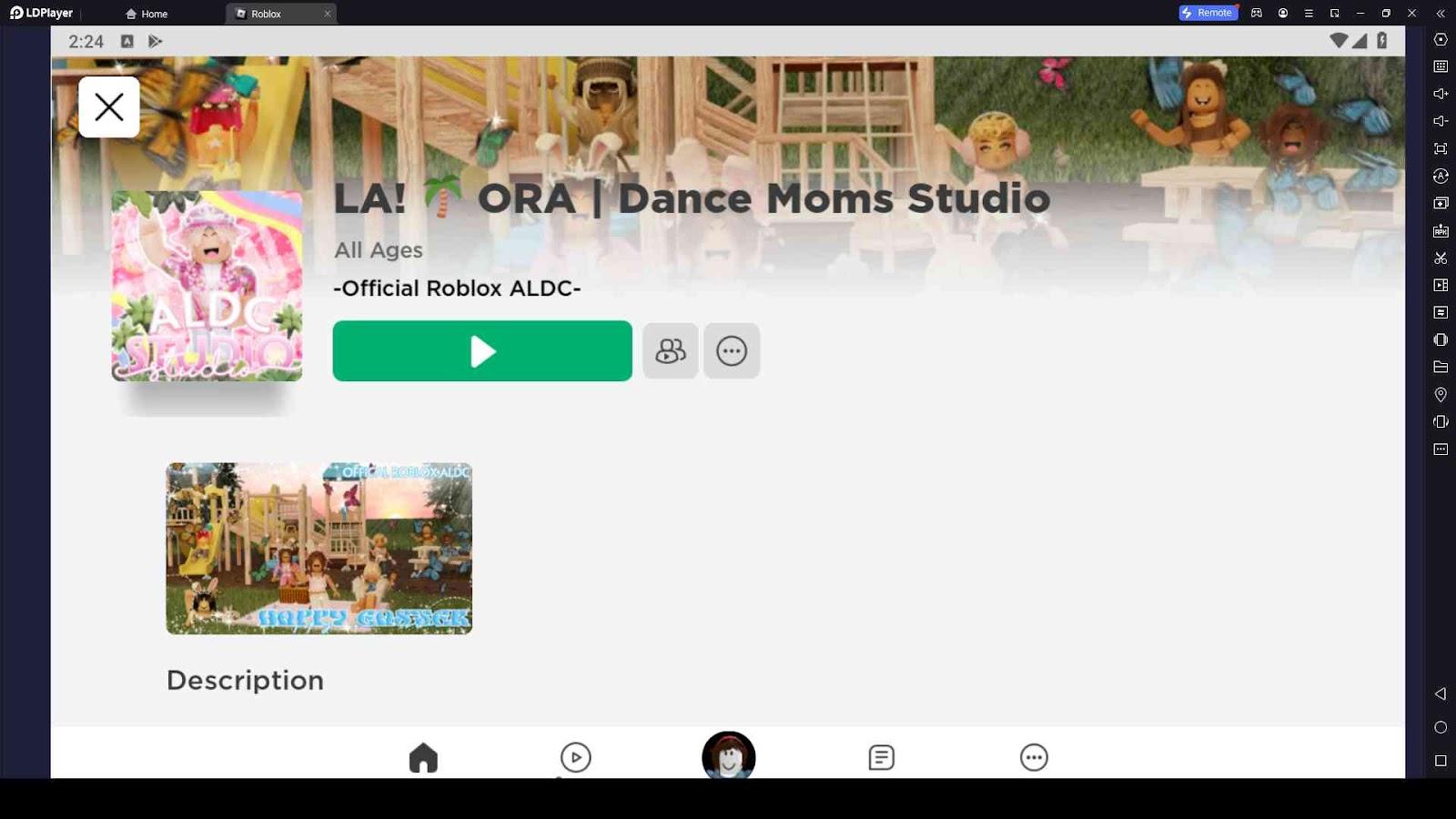 Playing Dance Moms Song ID with LDPlayer