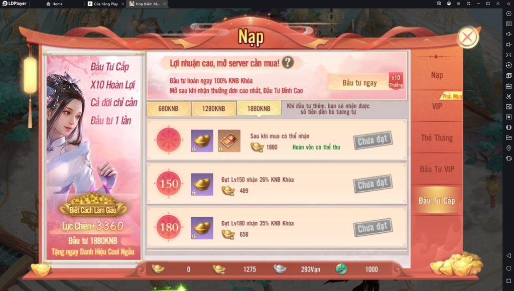 『HƯỚNG DẪN』HOA KIẾM MOBILE - CÁCH CÀY KNB NHANH VÀ CÁCH SỬ DỤNG HIỆU QUẢ