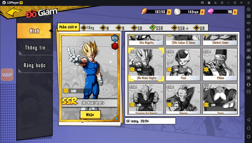 『HƯỚNG DẪN』Bản Năng Vô Cực 3D: Top Nhân Vật Quốc Dân Đầu Game