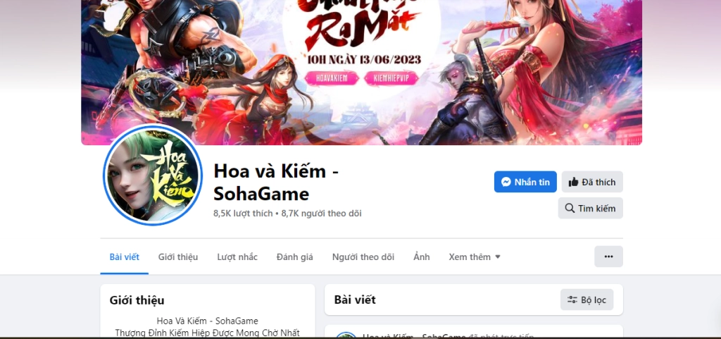 『GIFTCODE』Hoa Và Kiếm SohaGame: Tổng hợp code mới nhất & Cách nhập code tân thủ