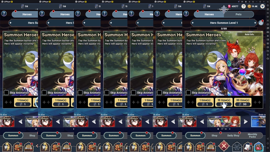 『HƯỚNG DẪN』Reroll SEVEN KNIGHTS: IDLE ADVENTURE tự động nhiều tài khoản