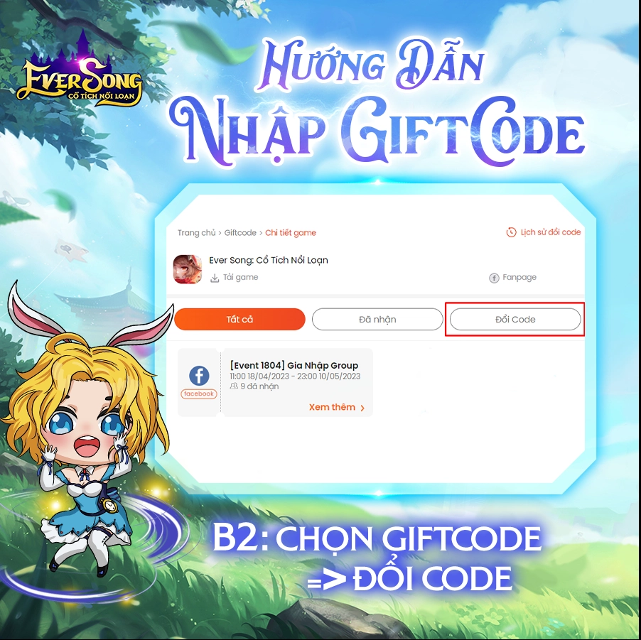 『GIFTCODE』Ever Song: Cổ Tích Nổi Loạn - Tổng hợp code mới nhất & Cách nhập code tân thủ