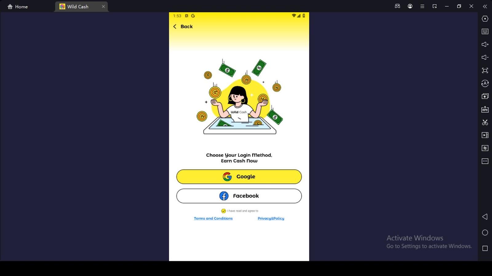 Overview of the Wild Cash App