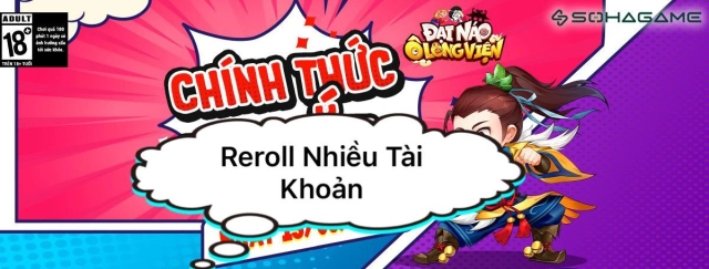 『HƯỚNG DẪN』Reroll Đại Náo Ô Long Viện tự động, nhanh và chuẩn nhiều tài khoản