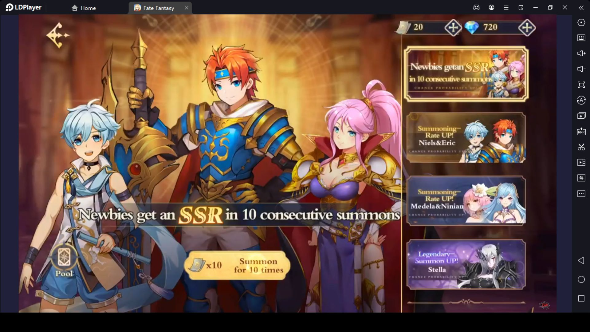 Summon Heroes for Your Fate Fantasy Gameplay