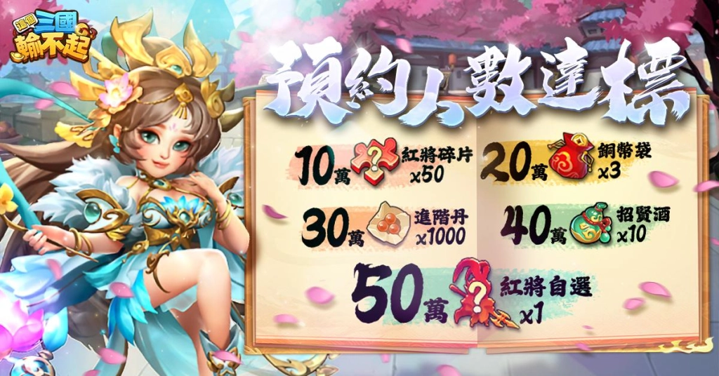 想輸都難RPG《這個三國輸不起》雙平台事前預約開啟！預約就送魏蜀吳三國君王！