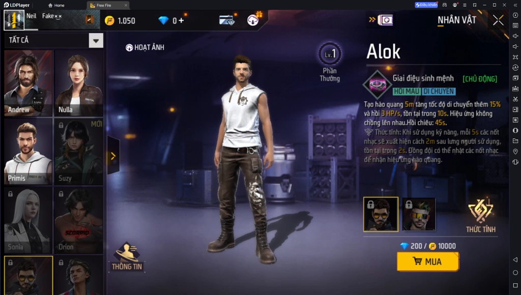 Garena Free Fire: Tier List/ Bảng Xếp Hạng Nhân Vật mới nhất