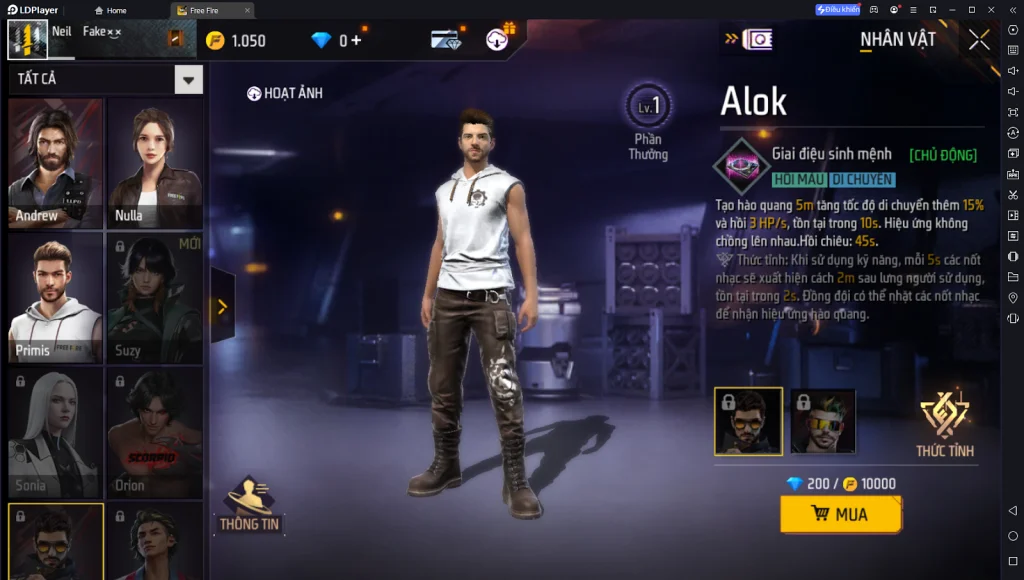 Garena Free Fire: Tier List/ Bảng Xếp Hạng Nhân Vật mới nhất