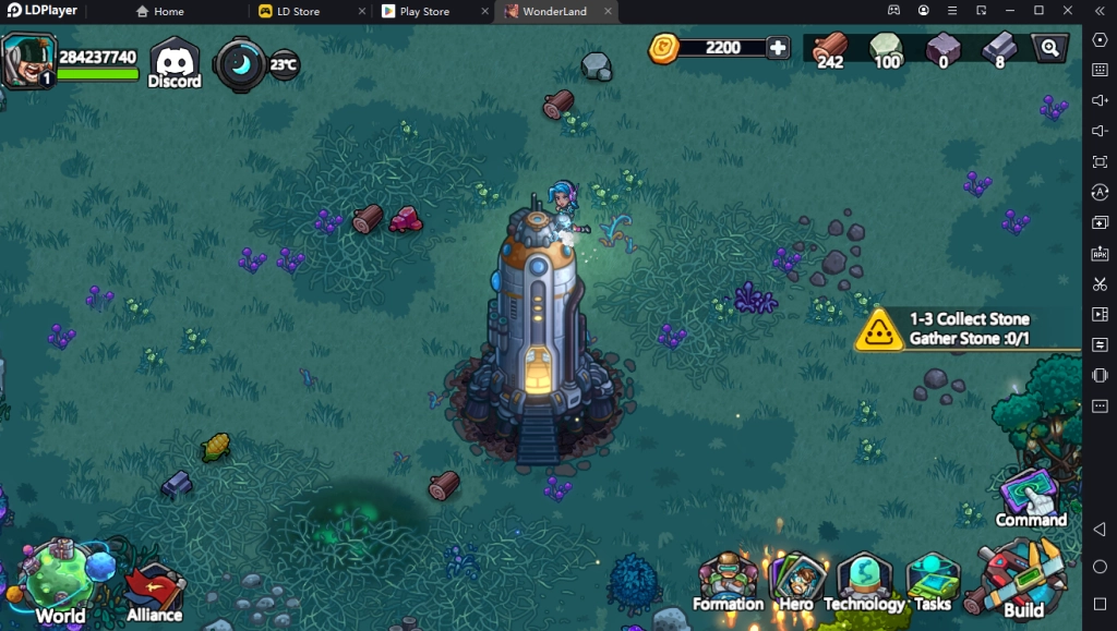 Wonder Land (Global) เกมมือถือแนว Strategy จำลองการใช้ชีวิตบนดวงดาวและสร้างเมือง