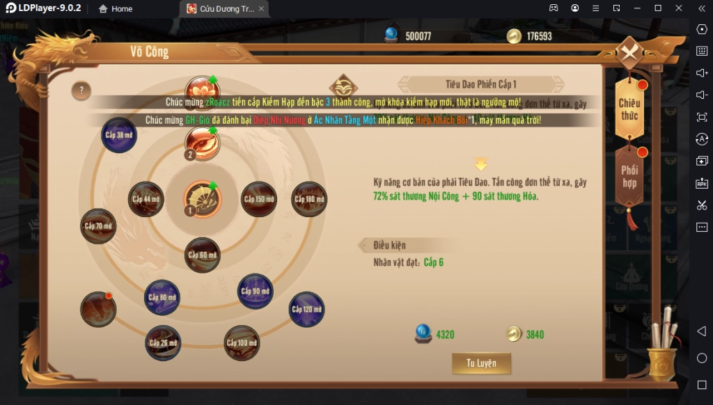 『HƯỚNG DẪN』Cửu Dương Truyền Kỳ 2: Hướng Dẫn Tân Thủ Cách Chơi Chuẩn Giai Đoạn Đầu Game